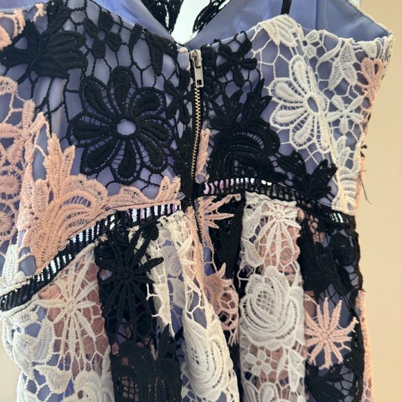 Romeo & Juliet Floral Lace Cocktail Dress for Wedding Event or Summer Party - Picture 5 of 8